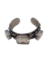 Carregar imagem no visualizador da galeria, Pulseira Metal Prateado com Cristais