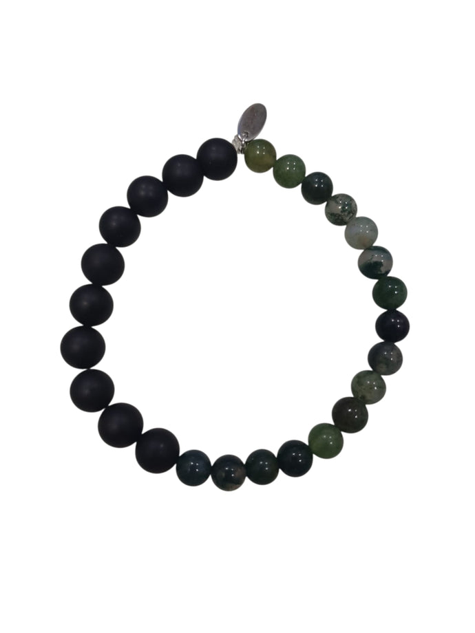 Pulseira Elástica Ágata/Sodalite