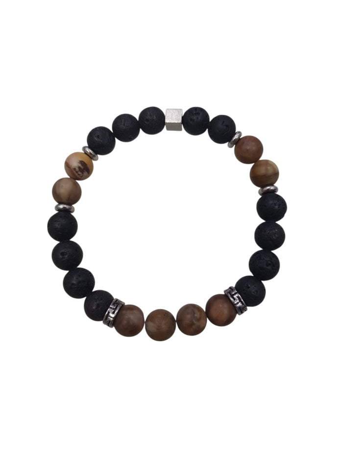 Pulseira Elástica Pedras Lava