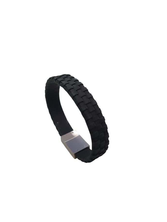 Pulseira Cabedal Preto