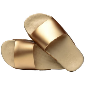Havaianas Slide Classic Metall Golden